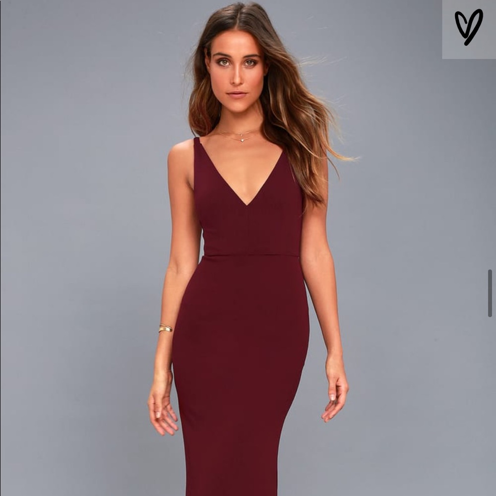Wine Red Formal Dress